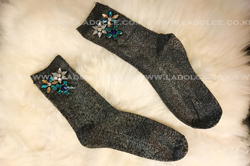 기획상품) star jewelry socks(handmade)