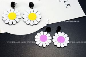 기획상품) color flower earrings