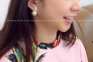기획상품18ER#11) twin pearl earrings