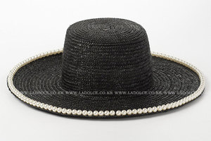 하이퀄리티) all pearl straw hat(천연소재)