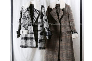 하이퀄리티)#2 mink sheepskin wool long coat(100%밍크+양털)