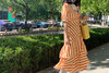 기획특가) 프릴 오렌지 드레스