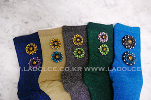 기획상품)2nd point jewelry socks(handmade)