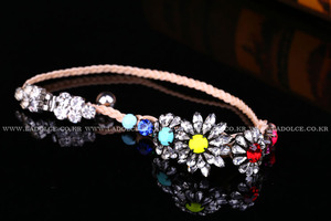 color mix jewel string bracelet(handmade)