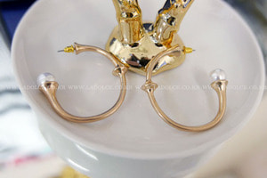 기획한정상품)18ER#10) ring pearl earrings